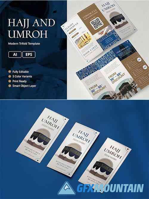 Hajj and Umrah Brochure Template