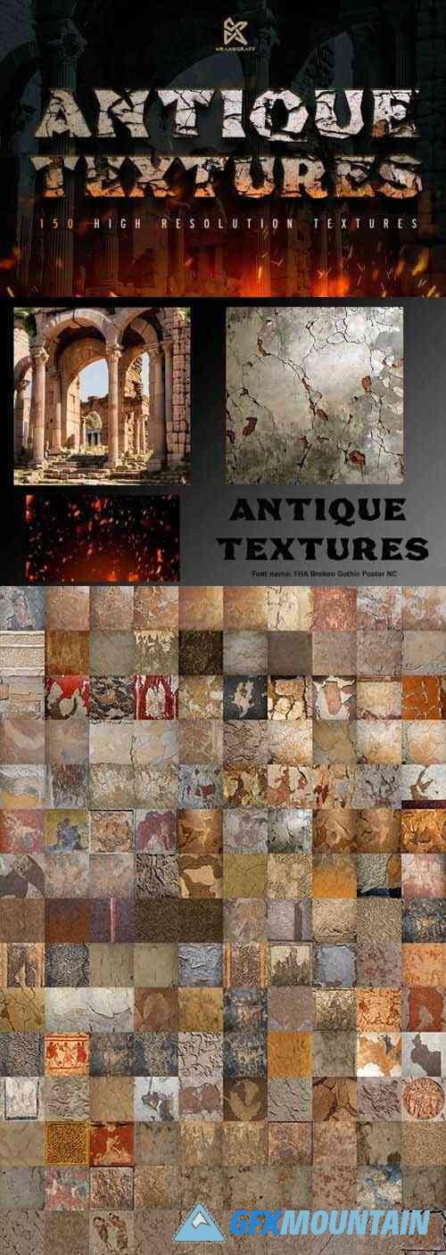 Antique Textures - 150 High Resolution Overlays