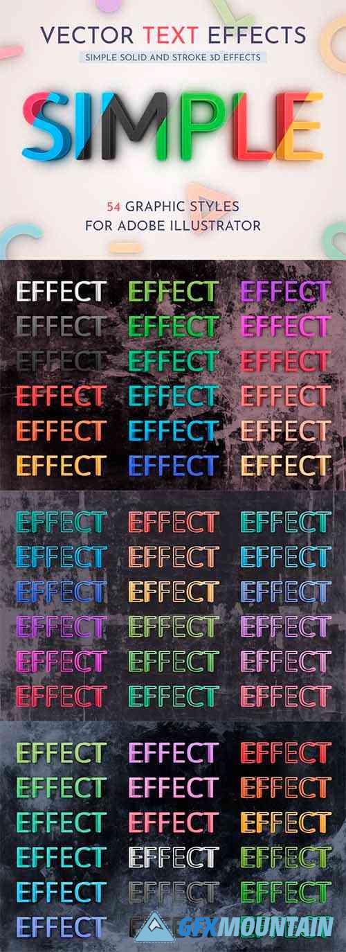 Simple Vector Text Effects