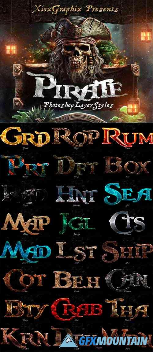 Pirate Photoshop Layer Styles