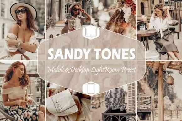 10 Sandy Tones Mobile & Desktop Lightroom Presets, Warm