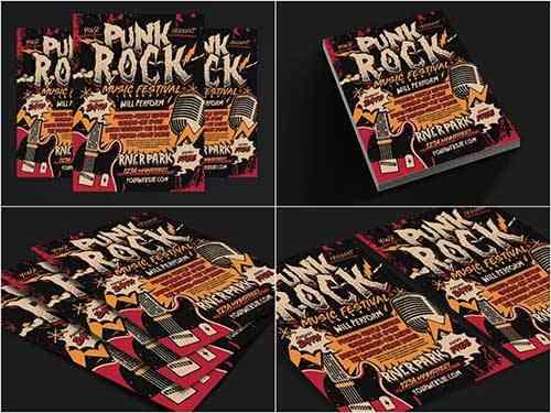 Punk Rock Music Festival Flyer