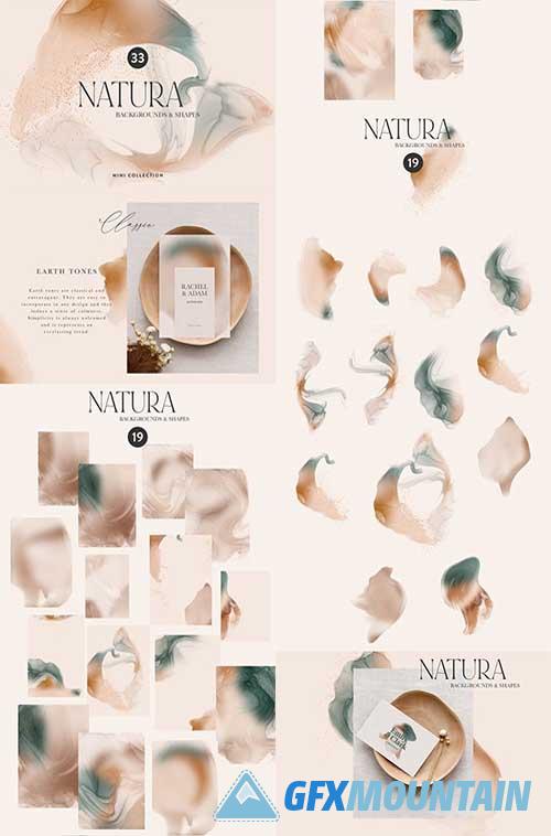 Natura Mini Collection Shapes & Backgrounds