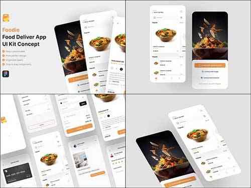 Foodie - Food Deliver App UI Kit