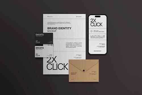 Brand Identity Modern Mockup
