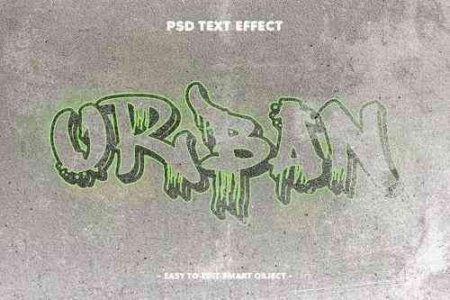 Urban Graffiti Paint Spray Text Effect