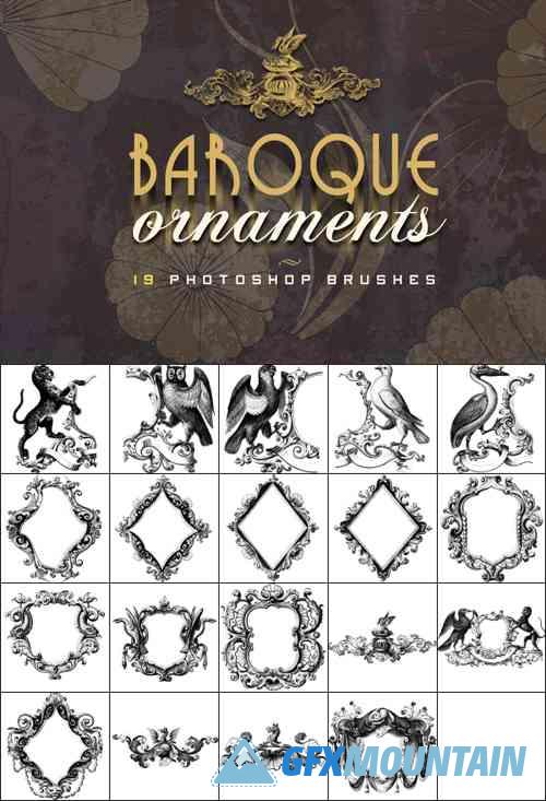 Baroque Ornaments Brushes