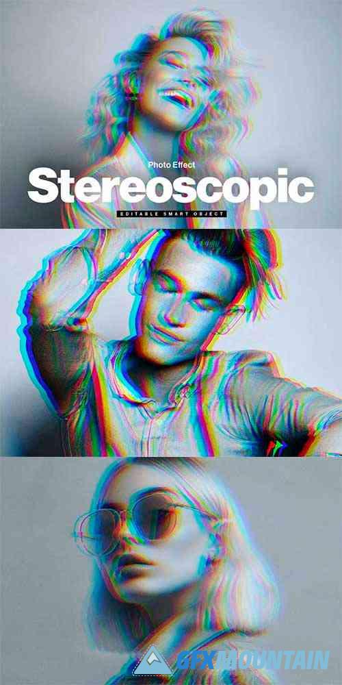 Stereoscopic Photo Effect Template