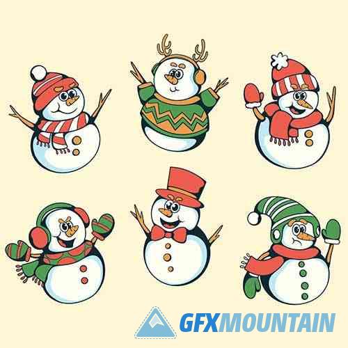 Snowman Christmas - Character Pack