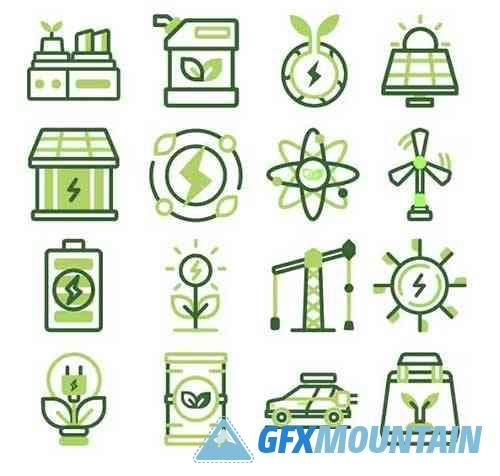 Eco Energy Icons