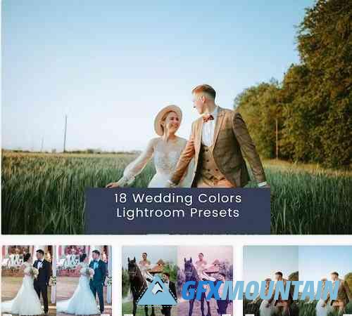 18 Wedding Colors Lightroom Presets