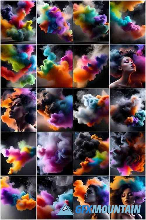 Colorful Smoke Backgrounds