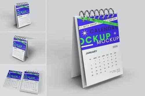 Table Calendar Mockup