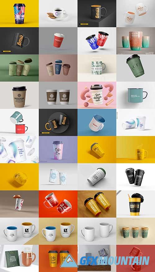 Mugs and cups mockup
