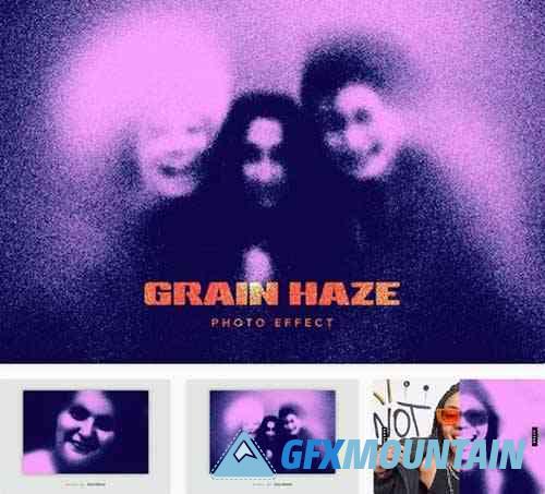 Grainy Haze PSD Photo Effect