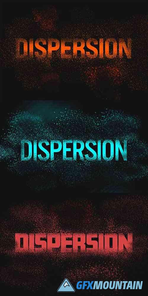 Dispersion Text Effect