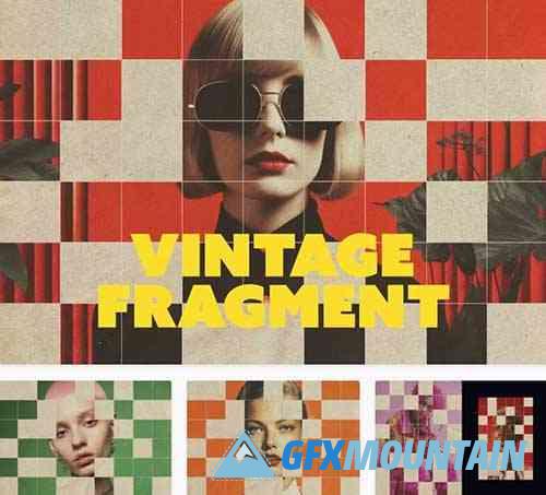 Vintage Fragments Photo Effect