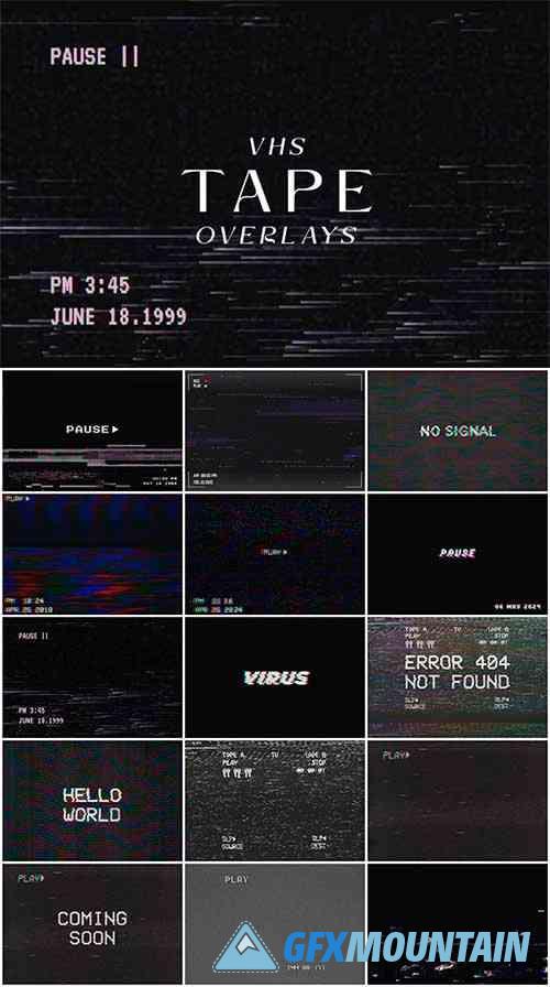 VHS Tape Overlays