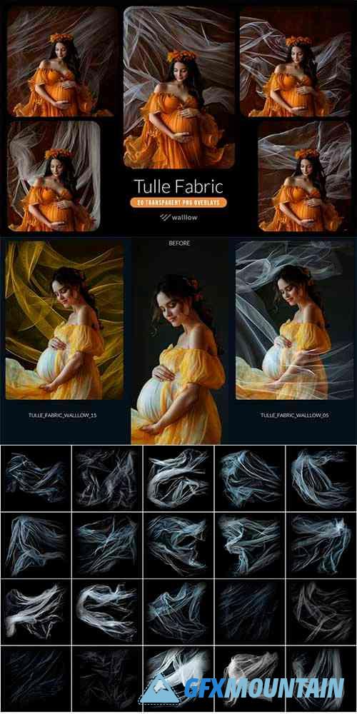 Flying Tulle Veil Fabric Transparent Png Overlays