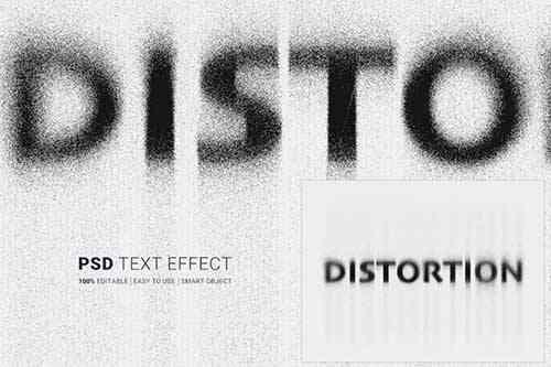 Distortion Editable Text Effect