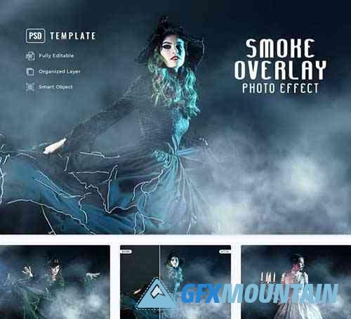 Smoke Overlay Photo Effect