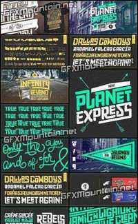 Planet Express Font Family - 3 Fonts for 35$!