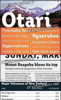 Otari Font Family - 10 Fonts for $150!