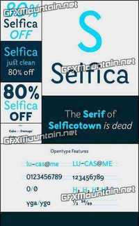 Selfica Font Family - 14 Fonts for $150