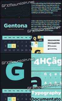 Gentona Font Family - 18 Fonts for $250