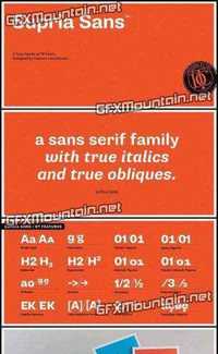 Supria Sans Font Family - 18 Fonts for $450