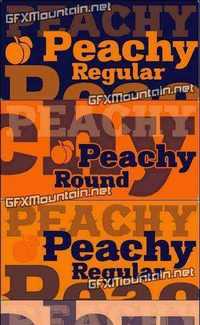 Peachy - 6 Fonts for $19