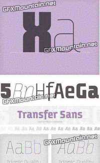 Transfer Sans Superset, 14 Fonts €169