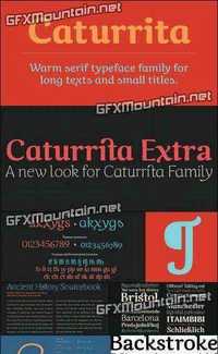 Caturrita Font Family - 5 Fonts for $40