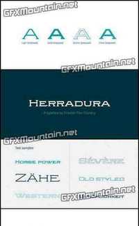 Herradura Font Family - 8 Fonts for $90
