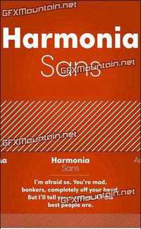 Harmonia Sans Font Family - 27 Fonts for $1568