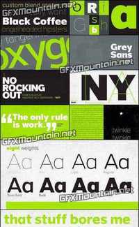 Grey Sans Font Family - 8 Fonts for $125
