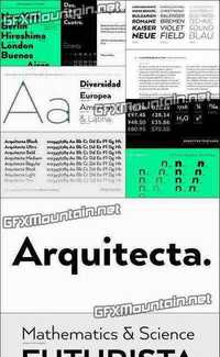 Arquitecta Font Family - 16 Fonts for $126
