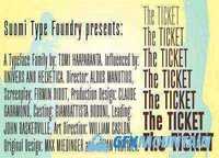 Ticketbook Font Family - 7 Fonts 140$