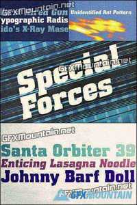 Special ForcesFont - 2 Font $60