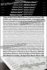 Abitare Sans Font Family - 30 Fonts for $671