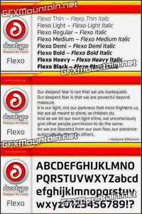 Flexo Font Family - 16 Font $800