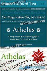 Athelas Font Family - 4 Font $260