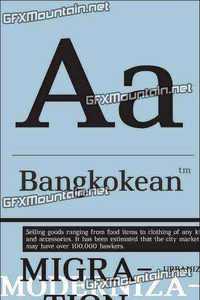 Bangkokean Font Family - 3 Fonts for $79