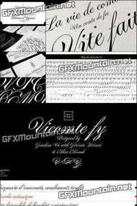 Vicomte FY Font - 1 Font 35$