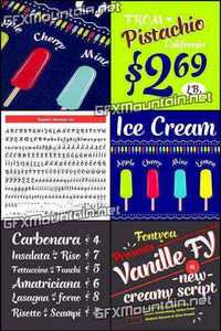 Vanille FY Font - 1 Font 27$