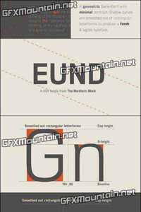 Eund Font Family - 18 Fonts for $269