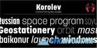 Korolev Font Family - 20 Fonts 980$