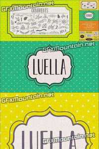 Luella Font Family - 9 Fonts for $195