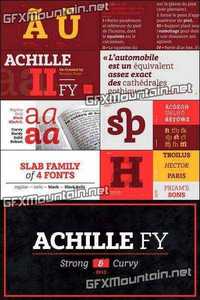 Achille FY Font Family - 12 Fonts $840