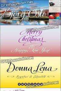 Donna Lena Font Family - 2 Fonts for $49